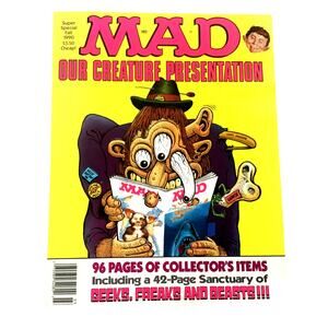 Mad Magazine Vintage Super Special Fall 1990 Creatures